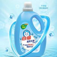 白猫 高效洁净 洗衣液 3kg 蓝色（单位：瓶）新老版本随机发货