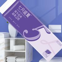 七月盛夏 原木经典 无芯卷纸5层 无香型 QY-J2005A 100g*12卷 (单位:提)