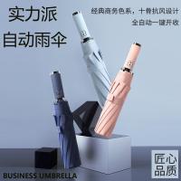 菲迪米尼 FDMN-QZS10 商务自动三折伞 10骨（单位：把）颜色随机