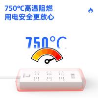 得力（deli） 18284-03 插排 6组+3U总控 3米（单位：只）白色