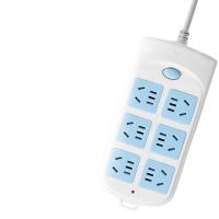 公牛（BULL） GN-603 插排 总控6位 1.8米 蓝白 (单位:个)