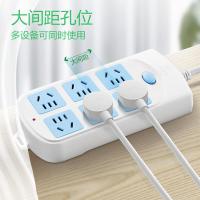 公牛（BULL） GN-603 插排 总控6位 1.8米 蓝白 (单位:个)
