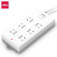 得力（deli） 18261 插排 6组总控 5米（单位：只）白色