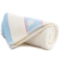三利（SANLI） 9174 纯棉枫叶毛巾 34*76cm(单位：条) 蓝色