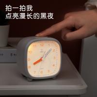 得力（deli） 8857 指针式闹钟 90*80*95mm（单位：只）白色