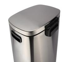 科力邦 KB1081 垃圾桶 0.45mm410无指纹不锈钢+ABS+PP塑料 50L（单位：个）不锈钢色