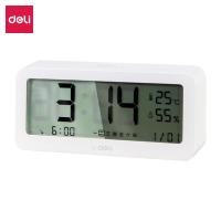 得力（deli） 8826 多功能电子闹钟 146*40*68mm（单位：只）白色