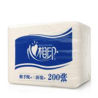心相印（Mind Act Upon Mind） CS001 擦手纸 单层 225mm*215mm 200抽/包*20  (单位：包 )