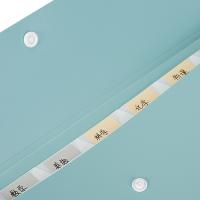 得力（deli） 72456 风琴包 A4规格 绿色 (单位:个)