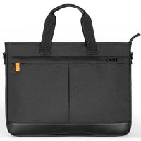 得力（deli） BG115 成人包袋系列撞色托特包（单位：个）黑色