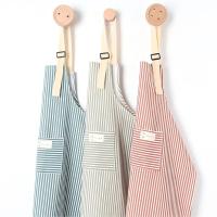 北之南 BZN-WQ8832200 棉麻竖条 围裙 70*68cm  咖啡色（单位：条)