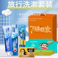 大嘴猴（Paul Frank） DZH-LS406 旅行洗漱套装四件套 大嘴猴洗脸巾60抽+纳爱斯125g香皂+佳洁士牙膏90g+佳洁士牙刷1支（单位：套）