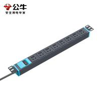 公牛（BULL） GNE-108E PDU桌面机柜插座 1.8mx1.0²mm线径 (单位:个)