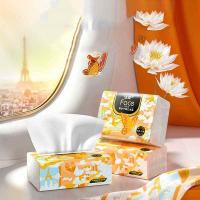 洁柔（C&S） BR243-18E 艺术巴黎软抽抽纸 4层90抽*18包/箱 (单位: 箱)