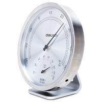 得力（deli） 8812 温湿度计(不锈钢) 125mm (单位:个)