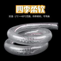 鸣固 透明钢丝软管 水管 厚4.5mm内径80mm*1m （单位:米） 透明