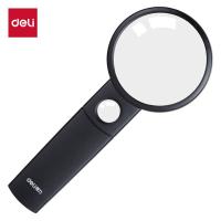 得力（deli）9090 放大镜 194*82mm（单位：个）黑色
