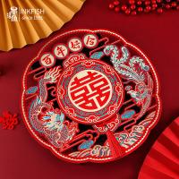 墨斗鱼 9325 喜结良缘 喜字门贴 直径45cm （单位：个)