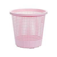 茶花（CHAHUA） 1205 手提式无盖垃圾桶 中号 28*25.5CM (单位: 个)红色、咖色、蓝绿色颜色随机发