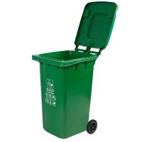 科力邦 KB1048 厨余分类垃圾桶 240L 绿色 (单位:个)