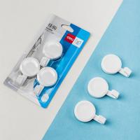 得力（deli） 19360 挂钩 圆形 3只/卡 3kg 白色 (单位:卡)