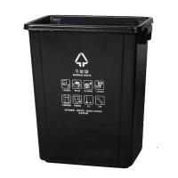 科力邦 KB1045 户外垃圾桶 60L 黑色 (单位:个)