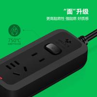 公牛（BULL） GN-B8110H 插座 二联总控 1.8米 黑色 新老商品随机发货 (单位:个)