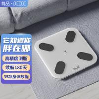 有品 MINI 体脂秤 260*260mm 白色（单位：个）