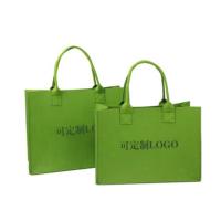 熙布集 DZ0023 可定制毛毡包手提袋 30*30*15cm (单位: 个)绿色 可定制logo 起订量500个