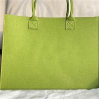 熙布集 DZ0023 可定制毛毡包手提袋 30*30*15cm (单位: 个)绿色 可定制logo 起订量500个