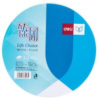 得力（deli）WP3180-01臻韧大盘纸3层180米(单位：卷） 白色