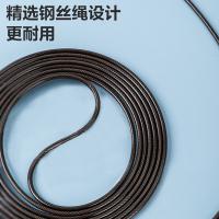 得力（deli）F4137 安格耐特竞速钢丝跳绳(不计数)2.8m(单位：根）颜色随机发货