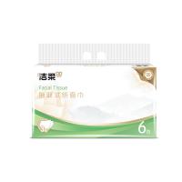 洁柔（C&S） JR281-06A 抽取式纸面巾 100抽3层6包/提 (单位:提)