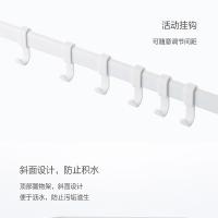 茶花（CHAHUA） 255009 卡乐免打孔吸壁置物架挂钩 42*18.8*13.1cm(单位：个) 白色