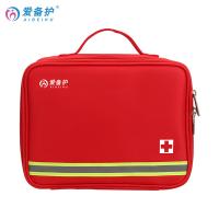 爱备护 ABH-C002A 车载应急包防疫包 18件套 红色（单位：套）新老包装物随机发货 碘伏消毒液*10、酒精棉片*10、湿巾*2、止血带*1、创口贴*10、无菌敷贴*2、纱布叠片*2、弹力绷带*1、透气胶带*1、敷料镊子*1、急救毯*