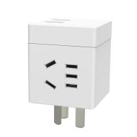 得力（deli） 33626 转换器（带电源适配器） 2孔+2USB 白色 (单位:个)