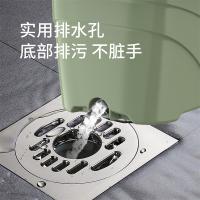 艾逸瑶选 JQ-0095 小钻风分离式旋转拖把 468*265*265mm 白色（单位：套）新老包装随机发货包装内含：漂洗桶*1可拆卸甩干桶*1拖把杆*1拖把头*2