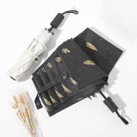 米薇可（MIEIVC） M-001 金羽黑胶伞 55cm*8K 颜色随机 （单位:把）