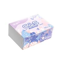 洁柔（C&S） CR065-03A 纸面巾(C&S软抽) 195mmX133mm 100抽/3层 3包/提 (单位:提)