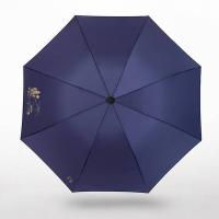 天堂伞 34336E 三折晴雨伞 梦想起航  伞面半径57cm 伞架高66cm 8骨（单位:把）藏青色