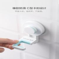 茶花（CHAHUA） 免打孔拖把架 255003粘钩挂钩 14.8*6*2.8cm 白色（单位：个）