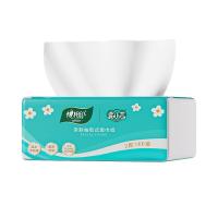 心相印（Mind Act Upon Mind） DT100柔小芸 向阳水仙三层塑装面巾纸 XS码 100抽/包 6包/提 (单位: 提)