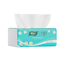 心相印（Mind Act Upon Mind） DT100柔小芸 向阳水仙三层塑装面巾纸 XS码 100抽/包 6包/提 (单位: 提)