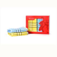 金号（KING SHORE） HY1169-2 A类双条毛巾彩盒装 70*34cm 黄色蓝色混色（单位：盒）