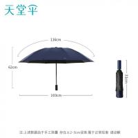 天堂 31173E 静澜 三折全自动晴雨伞 58cm 10骨(单位：把) 颜色随机