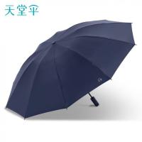 天堂 31173E 静澜 三折全自动晴雨伞 58cm 10骨(单位：把) 颜色随机