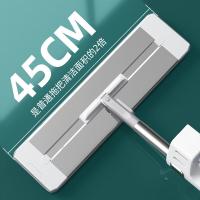 五月花（May Flower） 铝条加固 平板拖把 45cm+2块布 钢琴白（单位：套）