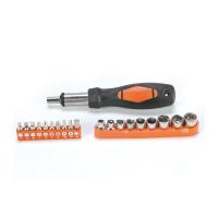勃兰匠记（PLURE） PL-1004A 40件家用工具组合套装（锯*1电笔*1卷尺*1螺批*1螺丝刀*2胶布*1手柄*1批头*10套筒*9钳*2铁锤*1扳手*1内六角扳手*8美工刀）（单位：套）