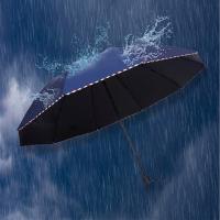 璞莉丝 PLSS0110 黑胶加大晴雨伞 106cm*10k（单位：把）颜色随机