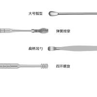 艾逸瑶选 GJ-8008 凯西采耳工具5件套 收纳包+瓢型耳勺+扁柄挖耳勺+四环螺旋+弹簧按摩（单位：套）包装随机